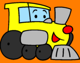Desenho Comboio pintado por ori