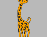 Desenho Girafa pintado por ANDRÉ LUIZ
