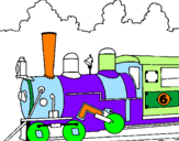 Desenho Locomotiva  pintado por PIERRLAUDISSEIA