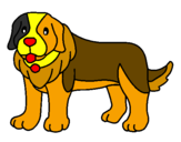 Desenho Cão pigmento pintado por cachorrao