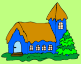 Desenho Casa pintado por fabinho