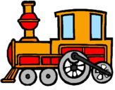 Desenho Comboio pintado por Victória