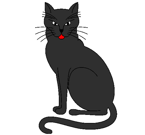 Desenho de Felino pintado e colorido por Usuário não registrado o dia 30 de  Maio do 2009