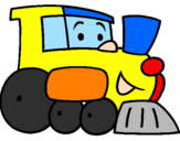 Desenho Comboio pintado por Lucas