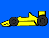 Desenho Fórmula 1 pintado por andre  m.