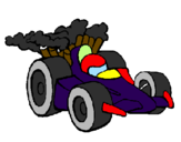 Desenho Carro de Fórmula 1 pintado por negojayz