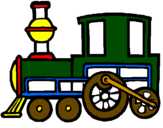 Desenho Comboio pintado por joao