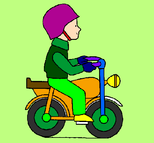 Desenho de Moto Fire de Estrada 365 pintado e colorido por Usuário