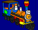 Desenho Comboio pintado por WESLEY