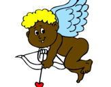 Desenho Cupido pintado por sabrina