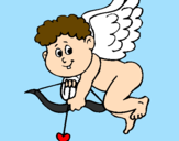Desenho Cupido pintado por theniff