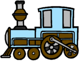 Desenho Comboio pintado por lucas