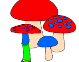 Desenho Cogumelos pintado por vinagdd