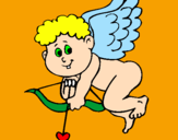 Desenho Cupido pintado por Raposa