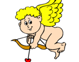Desenho Cupido pintado por susu
