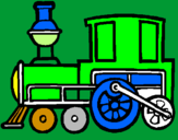 Desenho Comboio pintado por RAUL