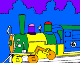 Desenho Locomotiva  pintado por Mateus