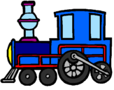 Desenho Comboio pintado por alice