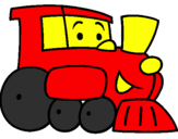 Desenho Comboio pintado por alvin