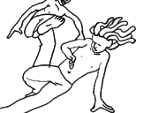 Desenho Dança pintado por shirlene