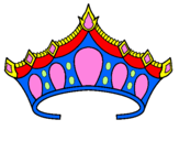 Desenho Tiara pintado por a ultra coroa