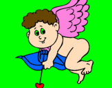 Desenho Cupido pintado por gabrielly