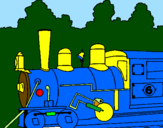 Desenho Locomotiva  pintado por marco
