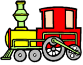 Desenho Comboio pintado por RI