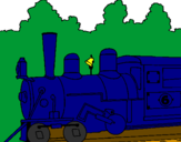 Desenho Locomotiva  pintado por Pedro Henrique Pereira