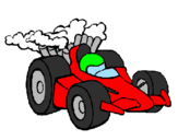 Desenho Carro de Fórmula 1 pintado por marcos