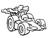 Desenho Carro de Fórmula 1 pintado por lucas