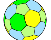 Desenho Bola de futebol II pintado por dada