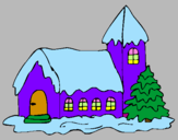 Desenho Casa pintado por wanessa