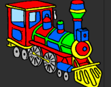 Desenho Comboio pintado por guilherme