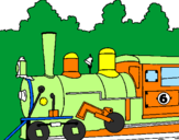 Desenho Locomotiva  pintado por LUCAS