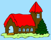 Desenho Casa pintado por taryne