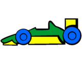 Desenho Fórmula 1 pintado por joao victor