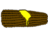 Desenho Espiga de milho  pintado por gustavo