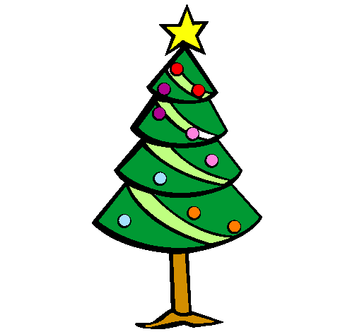 Desenho de Árvore de natal II pintado e colorido por Usuário não registrado  o dia 16 de Novembro do 2010