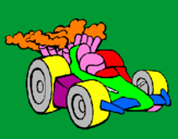 Desenho Carro de Fórmula 1 pintado por Ygor  Augusto