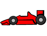 Desenho Fórmula 1 pintado por Marciana