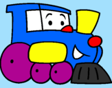 Desenho Comboio pintado por Vini