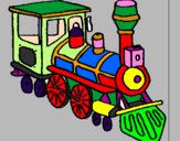 Desenho Comboio pintado por adam