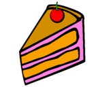 Desenho Torta de maçã pintado por O BOLO