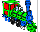Desenho Comboio pintado por bobinho