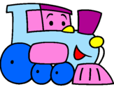 Desenho Comboio pintado por Pedro
