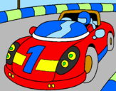 Desenho Carro de corridas pintado por JOSE