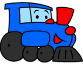 Desenho Comboio pintado por Lu