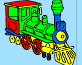 Desenho Comboio pintado por matheus