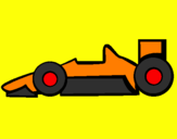Desenho Fórmula 1 pintado por ricardo